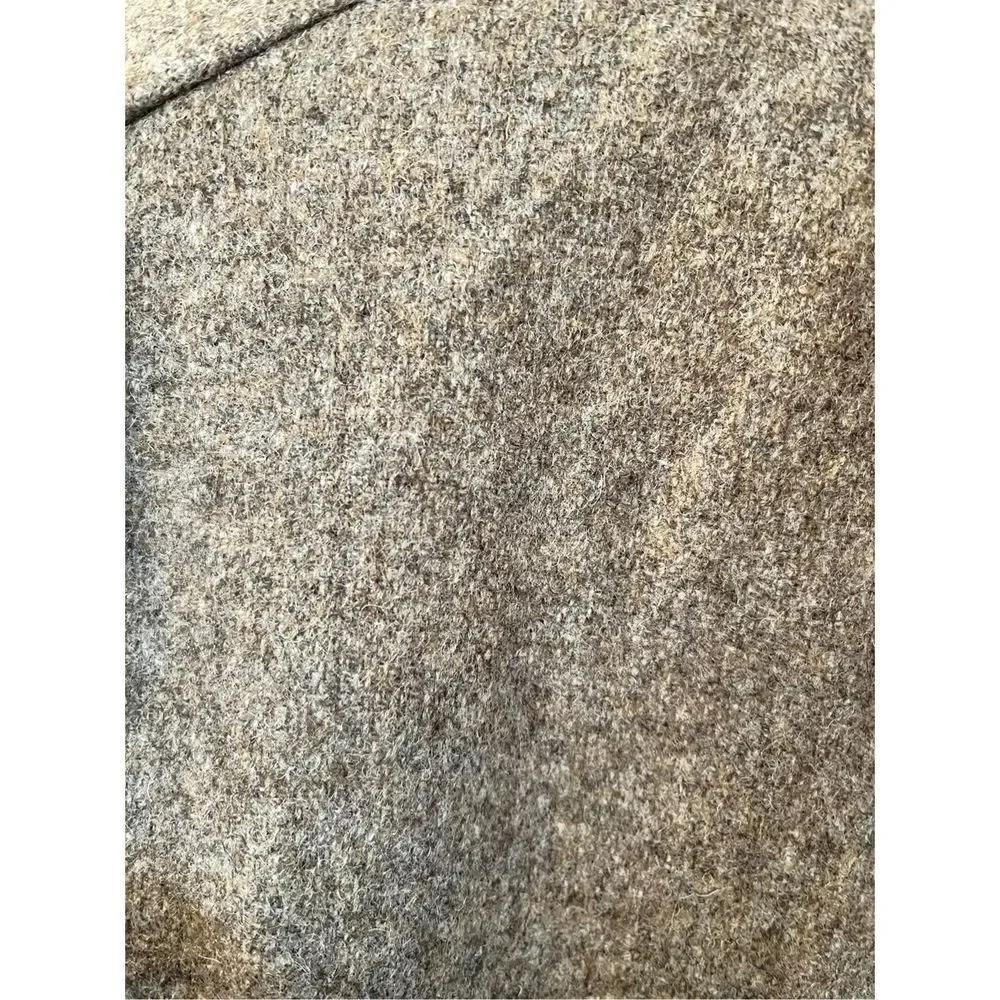 Jos. A. Bank Tan Marled Wool Blend Button Zipper Cost sz LL or 44-48” EUC